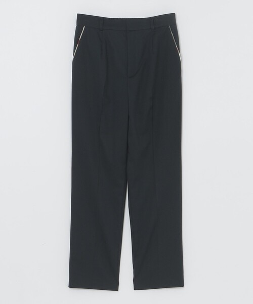 BLUE LABEL CRESTBRIDGE（ブルーレーベルクレストブリッジ）の「サイロスパンクリアツイルテーパードパンツ（その他パンツ・レディース・ベージュ/ダークネイビー・38/36）」の6枚目の写真