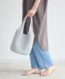 【WEB限定】メタリックニットサマーバッグ
