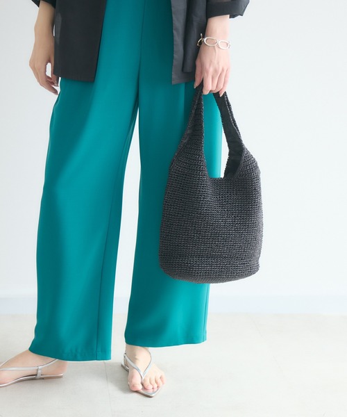 KATHARINE ROSS（キャサリンロス）の「【KATHARINE ROSS】【WEB限定】メタリックコードニットトートバッグ（トートバッグ・レディース・ブラック/シルバー/ゴールド・MEDIUM）」の4枚目の写真