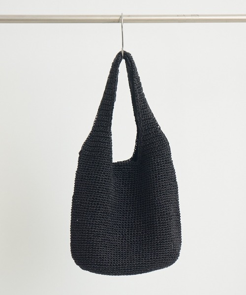 KATHARINE ROSS（キャサリンロス）の「【KATHARINE ROSS】【WEB限定】メタリックコードニットトートバッグ（トートバッグ・レディース・ブラック/シルバー/ゴールド・MEDIUM）」の7枚目の写真