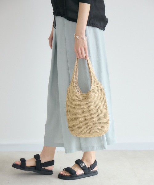 KATHARINE ROSS（キャサリンロス）の「【KATHARINE ROSS】【WEB限定】メタリックコードニットトートバッグ（トートバッグ・レディース・ブラック/シルバー/ゴールド・MEDIUM）」の10枚目の写真