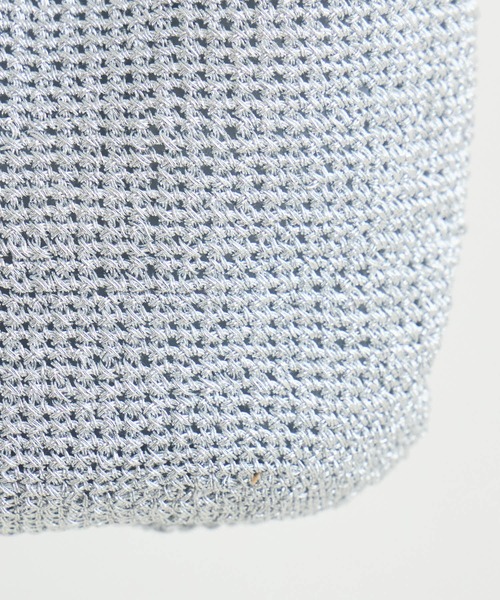 KATHARINE ROSS（キャサリンロス）の「【KATHARINE ROSS】【WEB限定】メタリックコードニットトートバッグ（トートバッグ・レディース・ブラック/シルバー/ゴールド・MEDIUM）」の20枚目の写真