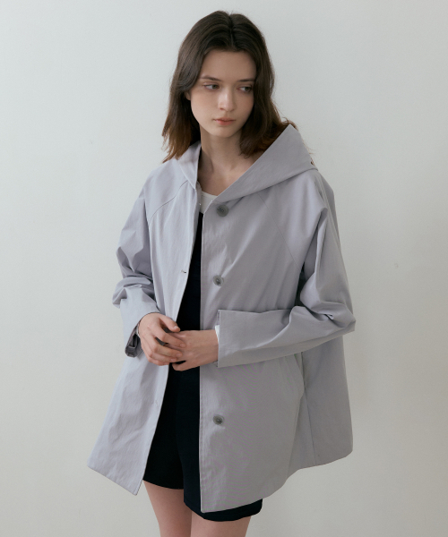 REORG(リオルグ)の「BATD HOODIE JUMPER BLUE DAWN(ナイロンジャケット・レディース・その他・FREE)」の3枚目の写真