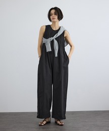 SALON adam et rope' | 【WEB限定】ハンドピンタックオールインワン / イージーケア(つなぎ/オールインワン)