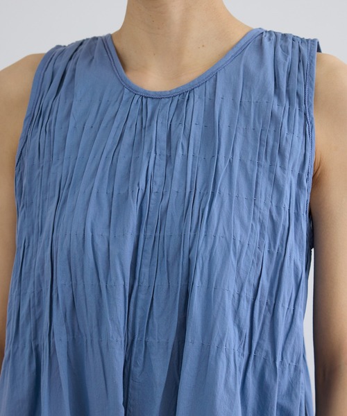 SALON adam et rope'（サロン アダム エ ロペ）の「【WEB限定】ハンドピンタックオールインワン / イージーケア（つなぎ/オールインワン・レディース・ブラック/ブルー・FREE）」の17枚目の写真