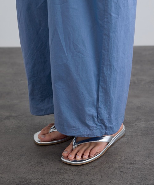 SALON adam et rope'（サロン アダム エ ロペ）の「【WEB限定】ハンドピンタックオールインワン / イージーケア（つなぎ/オールインワン・レディース・ブラック/ブルー・FREE）」の20枚目の写真