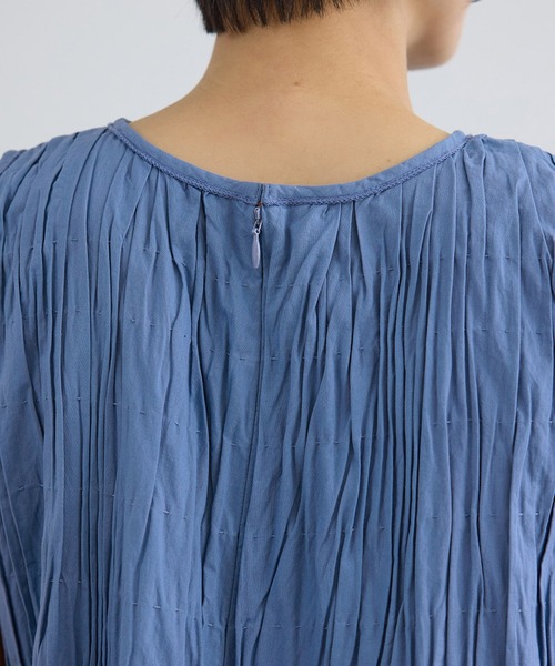 SALON adam et rope'（サロン アダム エ ロペ）の「【WEB限定】ハンドピンタックオールインワン / イージーケア（つなぎ/オールインワン・レディース・ブラック/ブルー・FREE）」の21枚目の写真