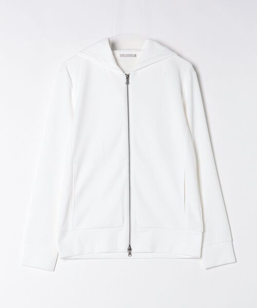 HIGH STREET(ハイストリート)の「HIGH STREET∴トーンウェーブパーカー(Tシャツ/カットソー・メンズ・ブラック/ホワイト・M/L/LL)」の1枚目の写真