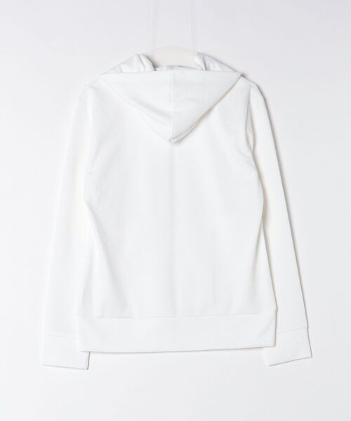 HIGH STREET(ハイストリート)の「HIGH STREET∴トーンウェーブパーカー(Tシャツ/カットソー・メンズ・ブラック/ホワイト・M/L/LL)」の3枚目の写真