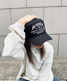 AVIREX（アヴィレックス）の「AVIREX / AX Multi Logo Mesh Cap / 81623700（キャップ）」