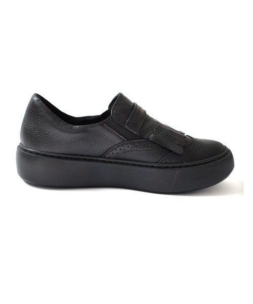 Pointer(shoes)(ポインター)の「【本革・日本製】フリンジ 付き 厚底スリッポン ローファー(スリッポン・レディース・グレー/ライトグレー/ブラック/ブラウン・24cm/23.5cm/23cm/22.5cm/24.5cm)」の21枚目の写真