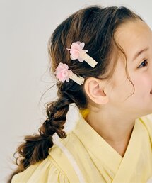 apres les cours | お花ヘアクリップセット(バレッタ/ヘアクリップ)