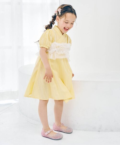 apres les cours（アプレレクール）の「お花ヘアクリップセット（バレッタ/ヘアクリップ・キッズ・ピンク・FREE）」の6枚目の写真