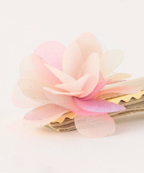 apres les cours（アプレレクール）の「お花ヘアクリップセット（バレッタ/ヘアクリップ・キッズ・ピンク・FREE）」の7枚目の写真