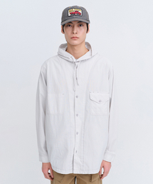 comfort hood shirt light grey