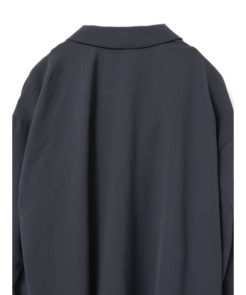 mizuiroind（ミズイロインド）の「mizuiro ind テーラードシャツジャケット（ダウンジャケット/コート・レディース・ブラック/チャコールグレー/ベージュ/ネイビー・FREE）」の21枚目の写真