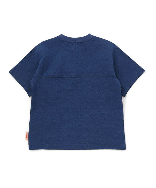 WASK（ワスク）の「ヴィンテージ天竺ロゴBIG Tシャツ(110~160cm)（Tシャツ/カットソー・キッズ・ブルー・150cm/130cm/140cm）」の6枚目の写真