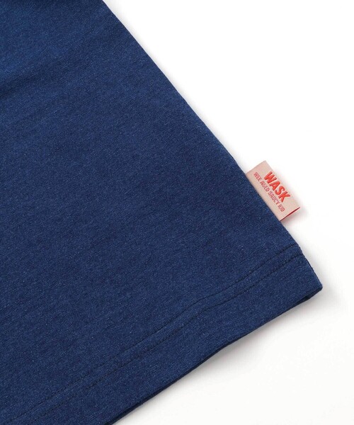 WASK（ワスク）の「ヴィンテージ天竺ロゴBIG Tシャツ(110~160cm)（Tシャツ/カットソー・キッズ・ブルー・150cm/130cm/140cm）」の12枚目の写真
