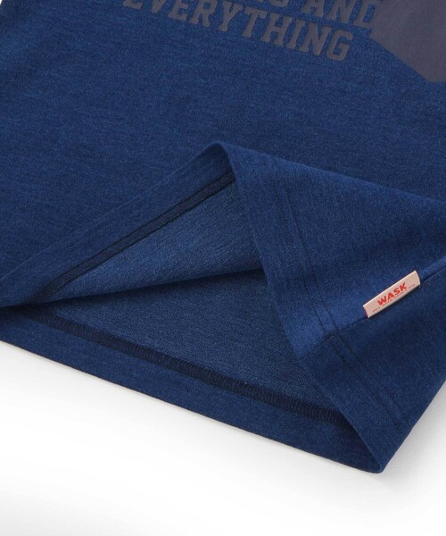 WASK（ワスク）の「ヴィンテージ天竺ロゴBIG Tシャツ(110~160cm)（Tシャツ/カットソー・キッズ・ブルー・150cm/130cm/140cm）」の13枚目の写真