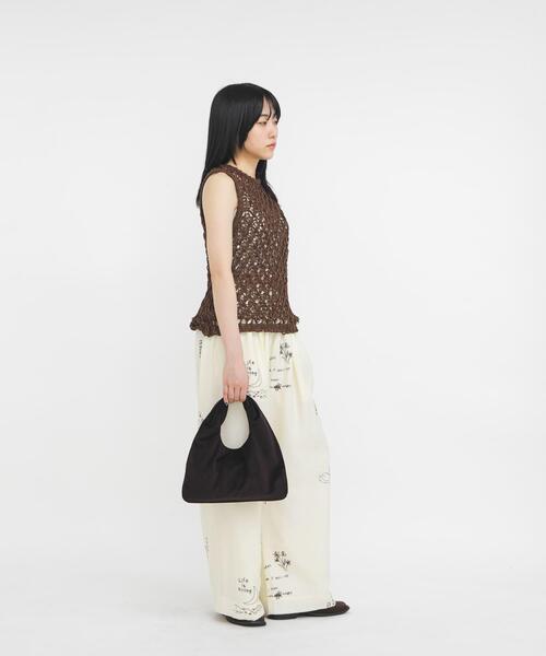 KBF（ケイビーエフ）の「トライアングルミニBAG（ハンドバッグ・レディース・ダークブラウン/ライトグレー・ONE）」の8枚目の写真