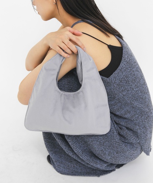 KBF（ケイビーエフ）の「トライアングルミニBAG（ハンドバッグ・レディース・ダークブラウン/ライトグレー・ONE）」の3枚目の写真