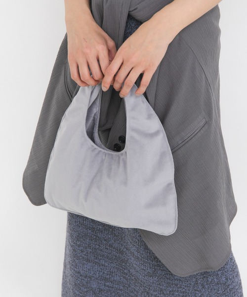 KBF（ケイビーエフ）の「トライアングルミニBAG（ハンドバッグ・レディース・ダークブラウン/ライトグレー・ONE）」の4枚目の写真