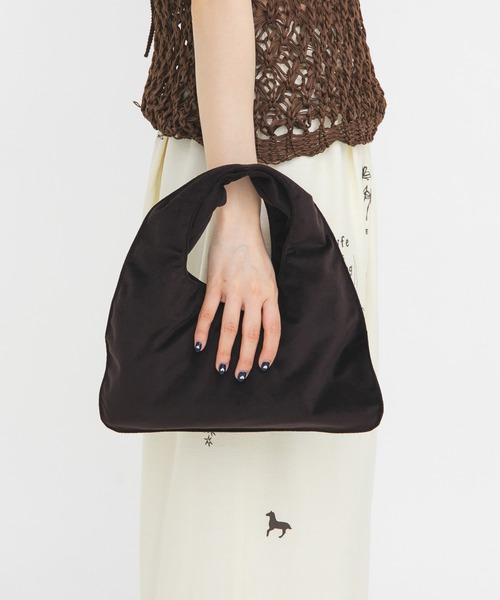 KBF（ケイビーエフ）の「トライアングルミニBAG（ハンドバッグ・レディース・ダークブラウン/ライトグレー・ONE）」の7枚目の写真