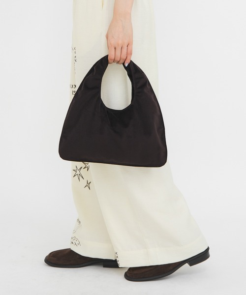 KBF（ケイビーエフ）の「トライアングルミニBAG（ハンドバッグ・レディース・ダークブラウン/ライトグレー・ONE）」の10枚目の写真