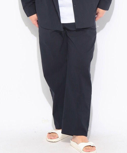 B&T CLUB(ビーティークラブ)の「パンツ メンズ 大きいサイズ NEO LINEN 無地 タックパンツ B&T CLUB (ビーアンドティークラブ)(その他パンツ・メンズ・ネイビー/ベージュ・X3(6L~7L)/X2(4L~5L)/X1(3L~4L))」の16枚目の写真