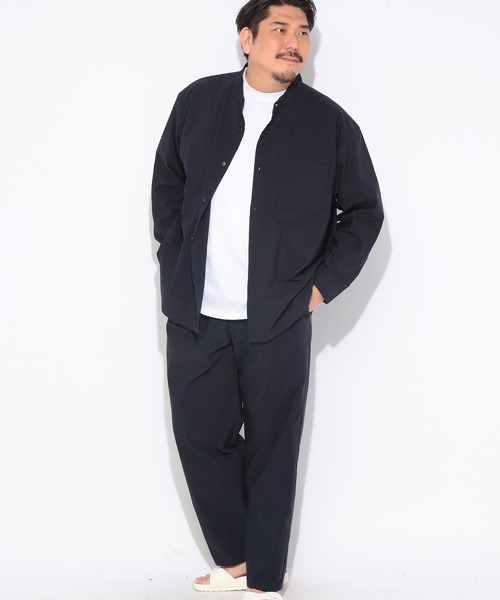 B&T CLUB(ビーティークラブ)の「パンツ メンズ 大きいサイズ NEO LINEN 無地 タックパンツ B&T CLUB (ビーアンドティークラブ)(その他パンツ・メンズ・ネイビー/ベージュ・X3(6L~7L)/X2(4L~5L)/X1(3L~4L))」の20枚目の写真