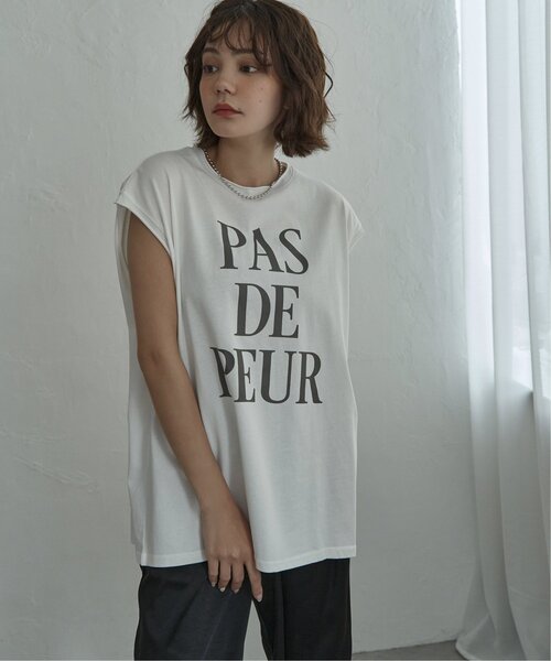 notch.(ノッチ)の「コットンロゴフレンチT(Tシャツ/カットソー・レディース・レッド/グレー/チャコール/オフホワイト・M)」の22枚目の写真