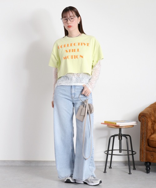 cepo（セポ）の「〈セットアイテム〉ロゴプリント レイヤードロングスリーブTee（Tシャツ/カットソー・レディース・ブラック/オフホワイト/イエロー・M）」の16枚目の写真