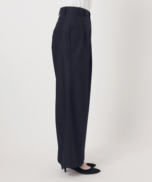 Spick & Span(スピックアンドスパン)の「《セットアップ可》ライトドライクロスパンツ(スラックス・レディース・ネイビー/ブラウン・36/34/38)」の17枚目の写真
