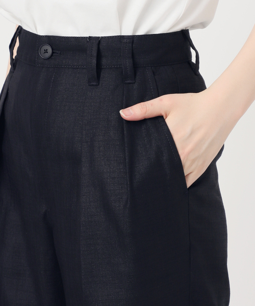 Spick & Span(スピックアンドスパン)の「《セットアップ可》ライトドライクロスパンツ(スラックス・レディース・ネイビー/ブラウン・36/34/38)」の21枚目の写真