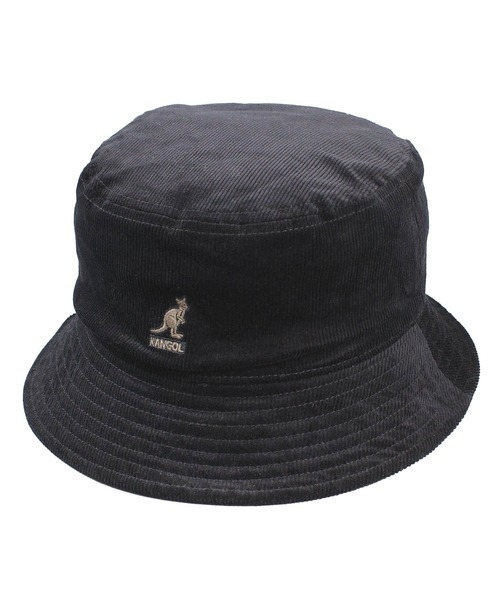 KANGOL(カンゴール)の「【T18】【KANGOL/カンゴール】CORD BUCKET(ハット・メンズ・ブラック/ネイビー/ベージュ/キャメル・LARGE)」の2枚目の写真