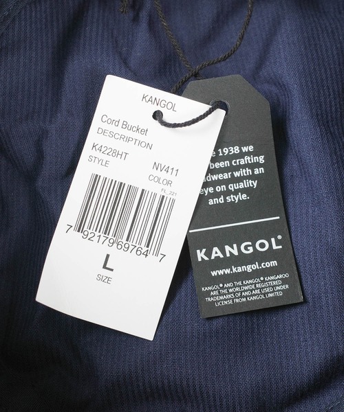 KANGOL(カンゴール)の「【T18】【KANGOL/カンゴール】CORD BUCKET(ハット・メンズ・ブラック/ネイビー/ベージュ/キャメル・LARGE)」の14枚目の写真