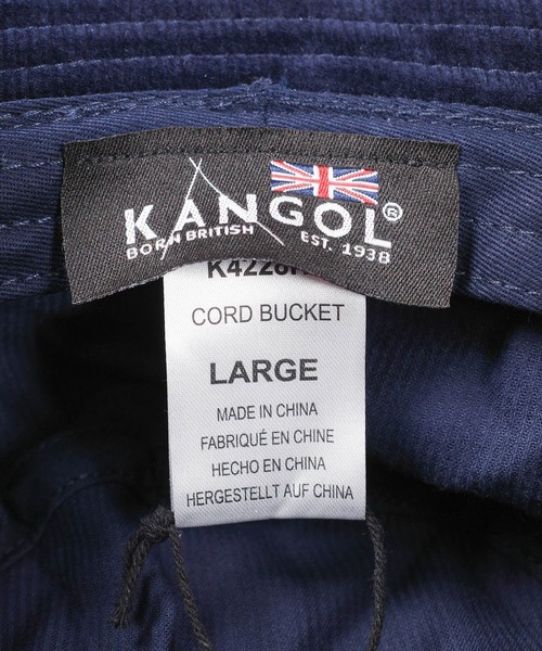 KANGOL(カンゴール)の「【T18】【KANGOL/カンゴール】CORD BUCKET(ハット・メンズ・ブラック/ネイビー/ベージュ/キャメル・LARGE)」の16枚目の写真