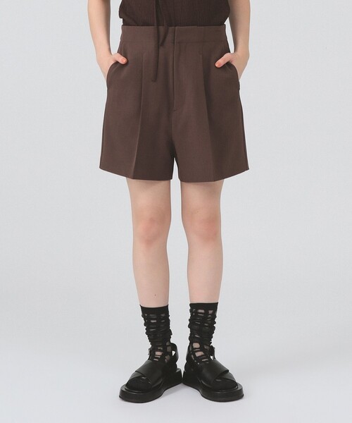 Ray BEAMS(レイビームス)の「1タック ショート パンツ(その他パンツ・レディース・ダークブラウン/ブラック・0/1)」の10枚目の写真