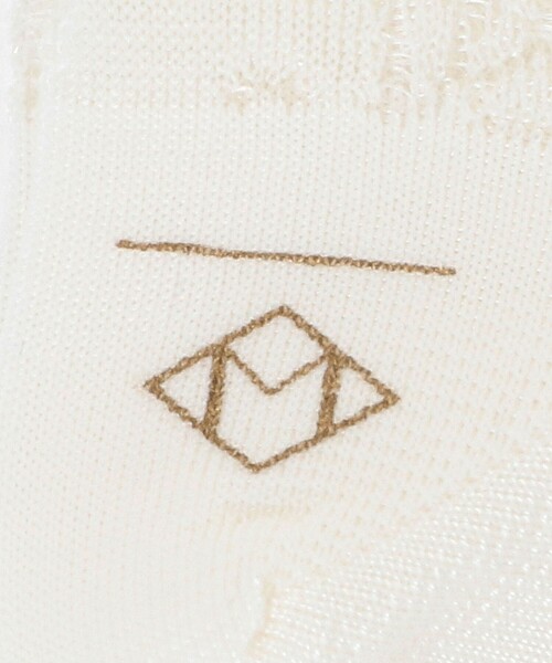 Steven Alan（スティーブンアラン）の「＜MARCOMOMDE＞VENICE PATTERN SOCKS/ソックス（ソックス/靴下・レディース・ホワイト/ライトブルー・FREE）」の4枚目の写真