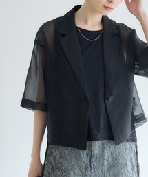 cloche  シアー半袖ジャケット