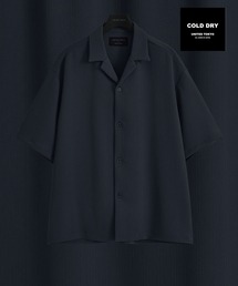 UNITED TOKYO | 【実店舗昨年大人気アイテム】COLD DRY PLEATS オープンカラーシャツ |接触冷感/通気性/防シワ/イージーケア/軽量/春服(シャツ/ブラウス)
