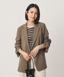 ポリエステル ダブルジャケット 吸水速乾 防シワ ウォッシャブル