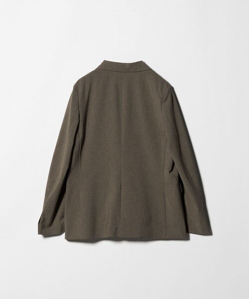 BEAUTY&YOUTH UNITED ARROWS（ビューティーアンドユースユナイテッドアローズ）の「ポリエステル ダブルジャケット 吸水速乾 防シワ ウォッシャブル（テーラードジャケット・レディース・ベージュ/モカ・S/M）」の3枚目の写真