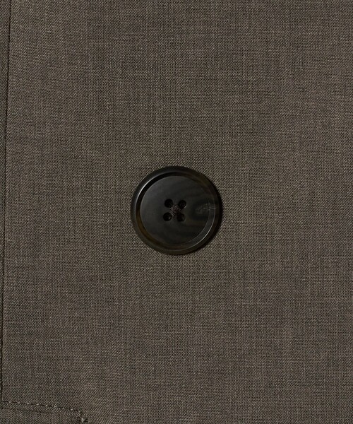 BEAUTY&YOUTH UNITED ARROWS（ビューティーアンドユースユナイテッドアローズ）の「ポリエステル ダブルジャケット 吸水速乾 防シワ ウォッシャブル（テーラードジャケット・レディース・ベージュ/モカ・S/M）」の7枚目の写真