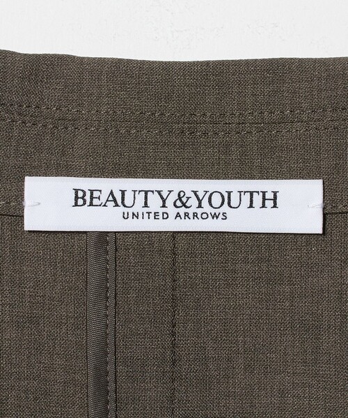 BEAUTY&YOUTH UNITED ARROWS（ビューティーアンドユースユナイテッドアローズ）の「ポリエステル ダブルジャケット 吸水速乾 防シワ ウォッシャブル（テーラードジャケット・レディース・ベージュ/モカ・S/M）」の13枚目の写真