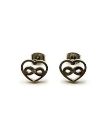 CARROLL キャロル ハート&メビウスドロップキャッチピアス