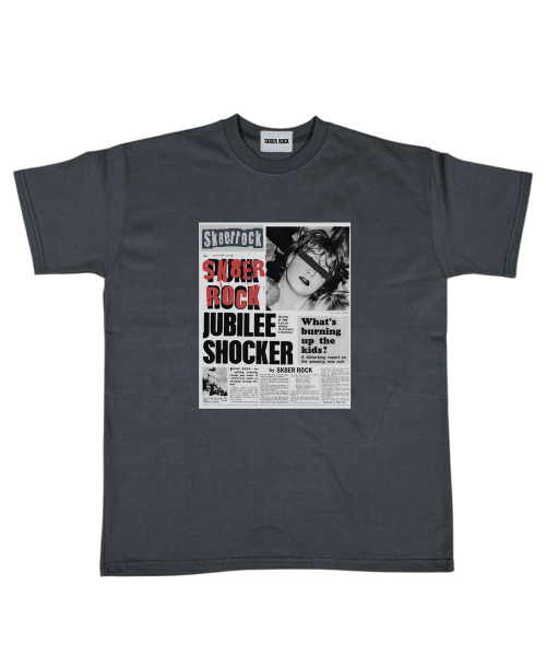 SK8ER ROCK(スケーターロック)の「Burning Youth T-shirt ((dark gray))(Tシャツ/カットソー・レディース・その他・SMALL/MEDIUM/LARGE)」の1枚目の写真