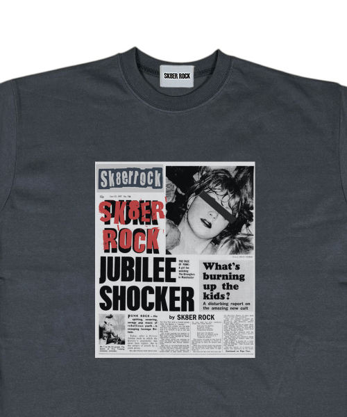 SK8ER ROCK(スケーターロック)の「Burning Youth T-shirt ((dark gray))(Tシャツ/カットソー・レディース・その他・SMALL/MEDIUM/LARGE)」の3枚目の写真