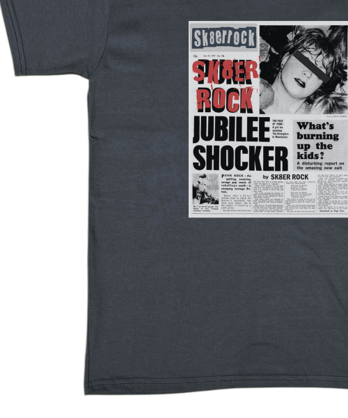 SK8ER ROCK(スケーターロック)の「Burning Youth T-shirt ((dark gray))(Tシャツ/カットソー・レディース・その他・SMALL/MEDIUM/LARGE)」の5枚目の写真