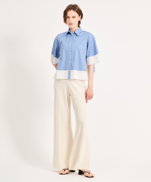 ESTNATION(エストネーション)の「ESTNATION / ワイドニットパンツ(その他パンツ・レディース・ブラック/オフホワイト/ネイビー・34/36/38)」の18枚目の写真
